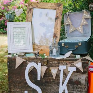 bunting flags and frames