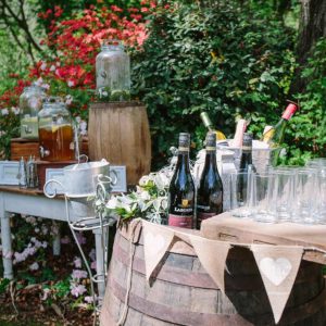 wine barrels & drink displays