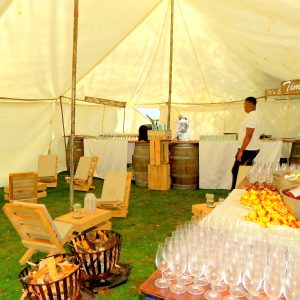 The canape tent