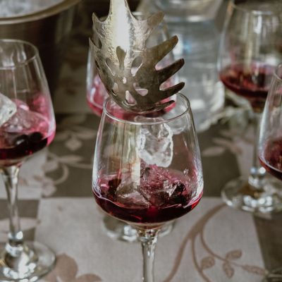 Blueberry infused gin